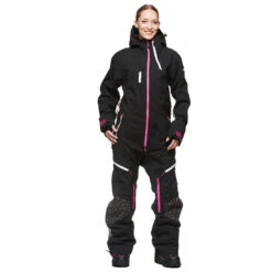 Sweep Womens Drifter Non-Insulated Monosuit (Black/Pink)