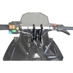 RSI Flex Adjustable Snowmobile Handlebar Risers (Black)
