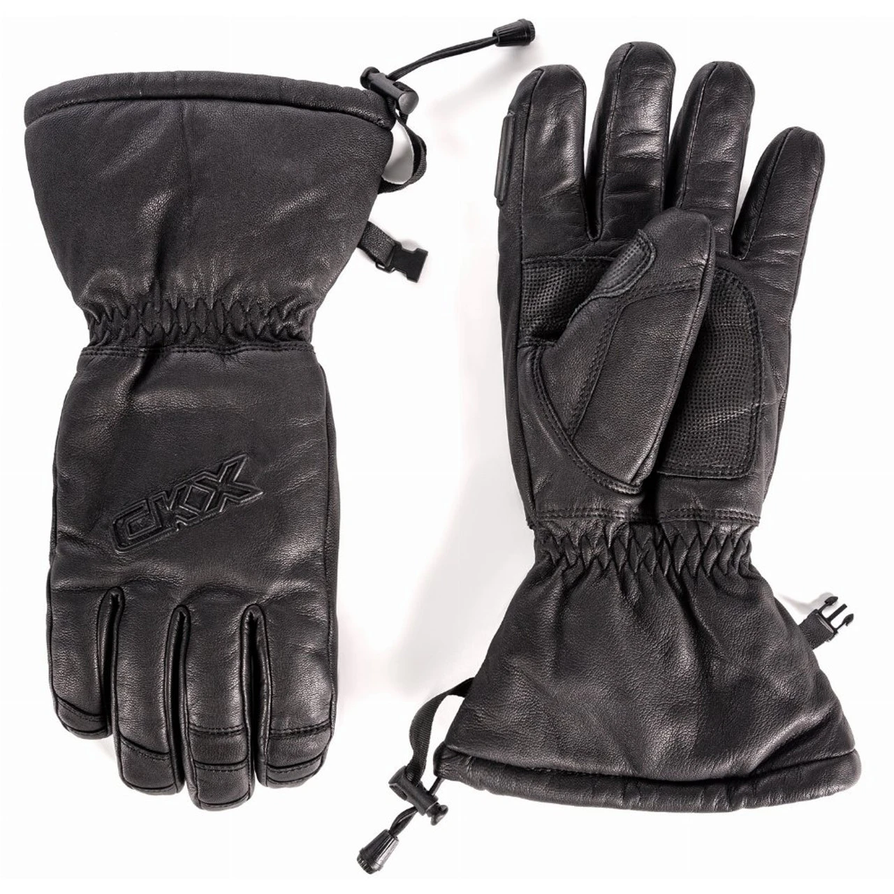 CKX Comfort Grip Leather Gloves (Black) 6 CKX Comfort Grip Leather Gloves (Black) - Image 4