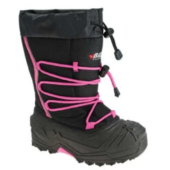 Baffin Youth Snogoose Boots (Black/Pink)