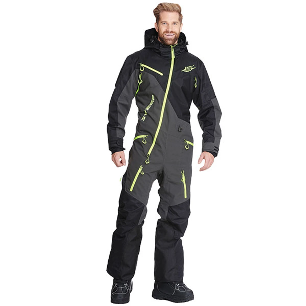 Sweep Snowcore Evo 3 Light Non-Insulated Monosuit (Black/Grey) 3 Sweep Snowcore Evo 3 Light Non-Insulated Monosuit (Black/Grey)