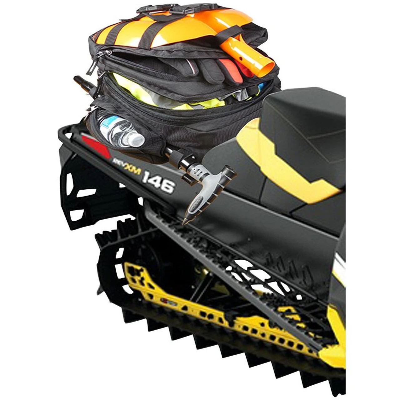 Gears Universal Snowmobile Tunnel Bag (Black) 4 Gears Universal Snowmobile Tunnel Bag (Black) - Image 2