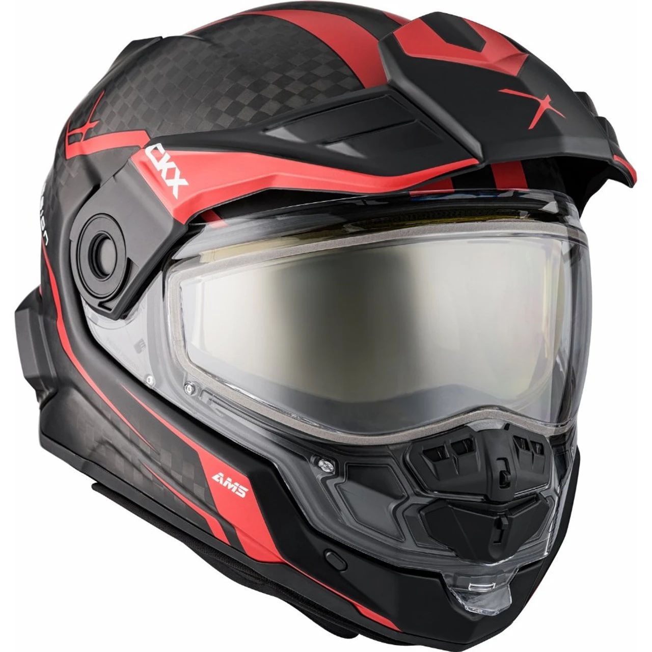 CKX Mission AMS Carbon Fury Full Face Winter Helmet 5 CKX Mission AMS Carbon Fury Full Face Winter Helmet - Image 3