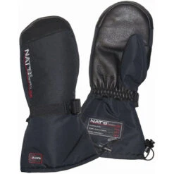 Nat's Deerskin Winter Mittens (Black)