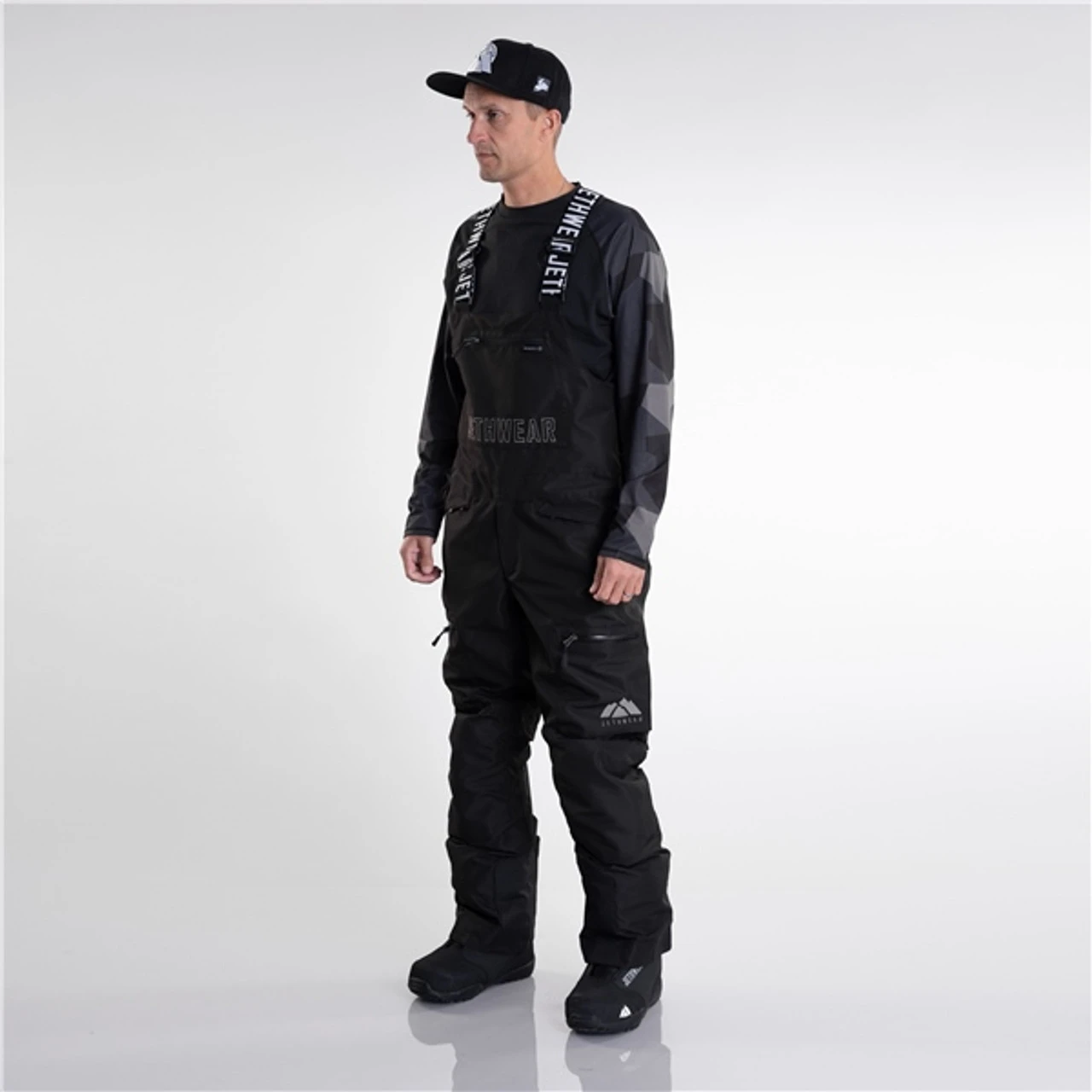 Jethwear Insulated Bib Pants (Black) 4 Jethwear Insulated Bib Pants (Black) - Image 2